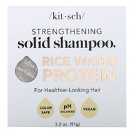 Kitsch, Strengthening Solid Shampoo Bar, Rice Water Protein, White Tea &