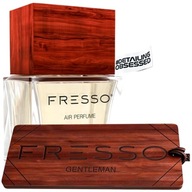 FRESSO GENTLEMAN PERFUMY SAMOCHODOWE 50ML + DREWNIANA ZAWIESZKA ZAPACHOWA