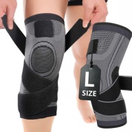 OPASKA ELASTYCZNA ORTEZA STABILIZATOR STAWU KOLANOWEGO KOLANA - ROZMIAR L