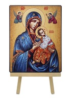 MAJK Ikona religijna MATKA BOSKA BOŻA NIEUSTAJĄCEJ POMOCY 13 x 17 cm Mała