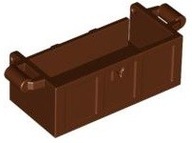 Lego Nowy Reddish Brown Container, Treasure Chest Bottom 4738a