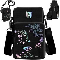 TOREBKA TOREBECZKA KOPERTÓWKA NA TELEFON ETUI CZARNA MONSTER HIGH