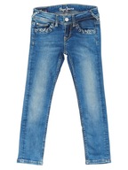 Spodnie jeansy dziewczęce Pepe Jeans r. 128 cm