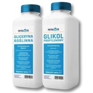 Gliceryna Roślinna + Glikol Propylenowy 2L Zestaw Farmaceutyczna Jakość