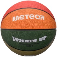 ND05_P1126-5 16796 Piłka koszykowa Meteor Whats Up zielono-pomarańczowa