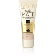 EVELINE SATIN MATT Podkład matujący 101 Ivory 30ml