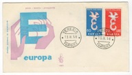 FDC Włochy 1958 Znaczki 1016-1017 Europa CEPT