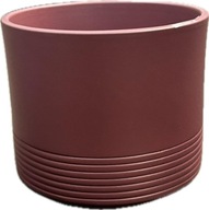 Osłonka ceramiczna bordowa czerwona 12 cm cylinder