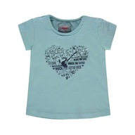 Dievčenské tričko s krátkym rukávom, veľ. 116