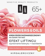 AA Flowers&Oils 65+ Krém proti vráskam