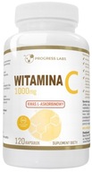Progress Labs Vitamín C 120 kaps. Imunita Prechladnutie Železo Kolagén