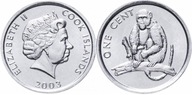 1 cent (2003) Wyspy Cooka - Małpa