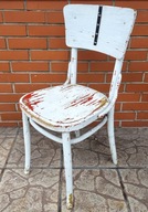 Stare krzesło drewniane zabytkowe antyk