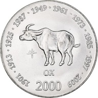 Moneta, Somalia, 10 Shillings / Scellini, 2000, MS