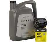 Syntetický olej Volkswagen OE Special G 5 l 5W-40 + Filtron OP 641 Olejový filter