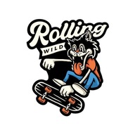 Rolling Wild - наклейка
