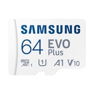 Karta pamięci microSD Samsung Evo+ microSD 64GB 130/90/U1 A1 V10 (2024)