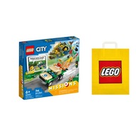 LEGO CITY č. 60353 - Misia na záchranu voľne žijúcich zvierat + Darčeková taška LEGO