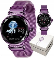 Inteligentné hodinky STH2) fialové