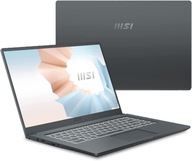 Notebook MSI Modern 15 A11ML-1050XES 15,6 " Intel Core i7 16 GB / 512 GB sivý
