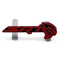 Hellcat SRT Grill Emblemat znaczek Naklejki na karoserię Dodge 12.6*3.9cm