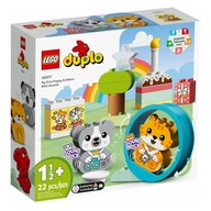 LEGO DUPLO 10977 MÓJ PIERWSZY SZCZENIAK I KOTEK Z