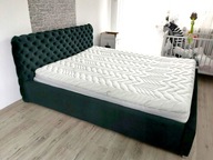 Łóżko Podwójne Tapicerowane 180x200 Stelaż Figo