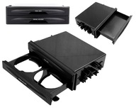 DIN-es zseb pohártartóval, italtartóval, tároló rekesz rádióhoz ME Premium CUPHOLDER_1DIN