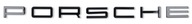 Samolepiaci emblém pečiatka PORSCHE 35x2 cm čierna