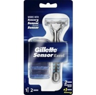 Gillette Sensor Excel Maszynka do golenia + 3 wymienne wkłady