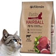 Fitmin Cat Purity Hairball 1,5 kg karma dla kota