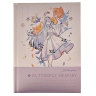 Zápisník Butterfly Memory s farebným stredom 112k.