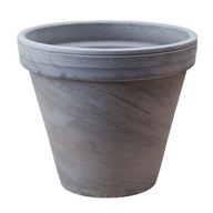 Doniczka GLINIANA ceramiczna BAZALTOWA 20cm
