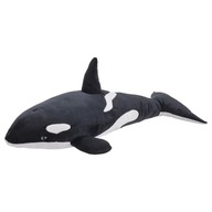 Plyšová hračka Ikea Blavingad, Orka čierna / biela, 60 cm