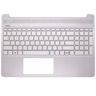 Klawiatura do laptopa HP 15S-FQ0000 15S-EQ0000 Series Srebrna, Palmrest