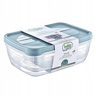 3000ML-ES ÉTELTÁROLÓ EDÉNY SZETT 2DB-OS MIKRÓS HŰTŐSZEKRÉNYHEZ