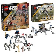 LEGO Star Wars z Żołnierze armii Klonów i droidem 75372 + Klony 501 Legionu