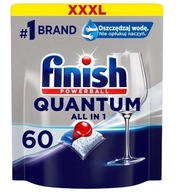 Finish Quantum All in 1 kapsule do umývačky Powerball tablety 60 ks fres
