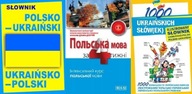 Słownik ukraiński Polski w 4 tyg. 1000 ukraińskich