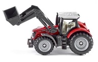 SIKU 1484 TRAKTOR MASSEY FERGUSON Z ŁADOWARKA