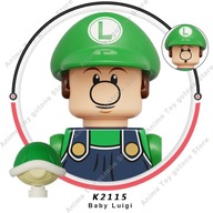 Anime Super Bros Mario Building Blocks Luigi mini Action toy Figures