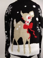 Sweter świąteczny z Reniferem na wiek 6-7 lat