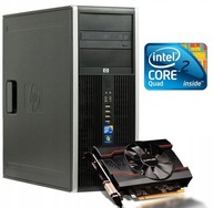 KOMPUTER PC HP DO GIER QUAD 4x2,66 SSD GRAFIKA 4GB
