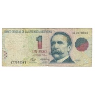 Banknot, Argentina, 1 Peso, 1993, KM:339b, VF(20-2