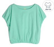 COOL CLUB T-shirt crop dziewczęcy roz 158 cm