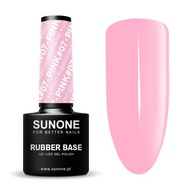 SUNONE hybridný lak Rubber Base Pink 07 5g
