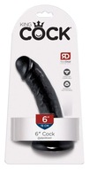 KING COCK 6" COCK DARK