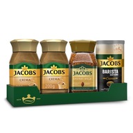 Kawa Jacobs rozpuszczalna zestaw Crema 2x 200g, Cronat Gold i Barista Crema