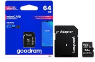 Čítačka pamäťových kariet Goodram Pamäťová Karta MicroSD GOODRAM 64GB CL10 UHS 100MB