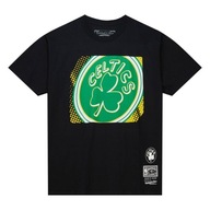 Tričko Mitchell & Ness BIG FACE 7.0 SS TEE CELTICS BLACK - XL